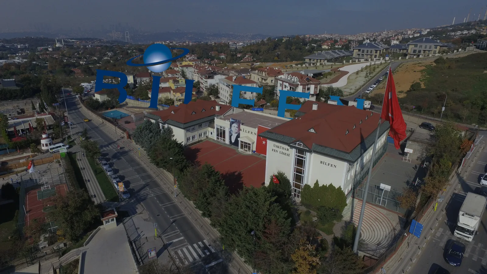 Bilfen Üsküdar Fen Lisesi kampüs görünümü